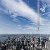 Insane Proposal Has An Apartment Building Hanging From An Asteroid Over NYC